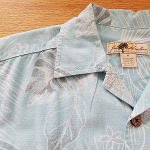 JOE MARLIN Short Sleeve Mens Shirt Sz M tropical floral